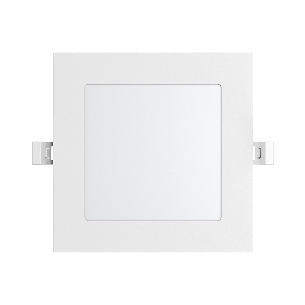 Braytron LED-Einbaupanel 3W 3CCT eckig 90 mm ultraflach – Weiß