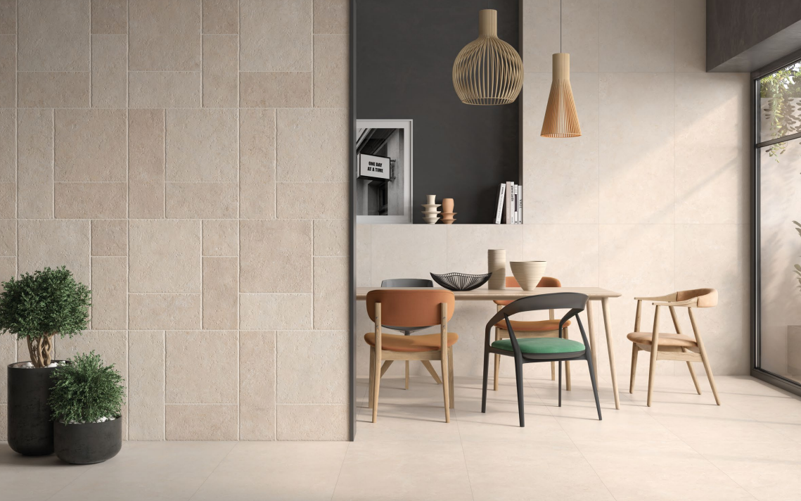 Wand/Bodenfliesen  Montpellier marfil  polimatt   rekt. 60 x 120, F10763