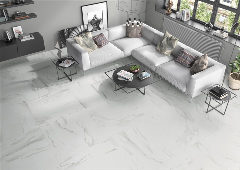 Wand/Bodenfliesen Syros white matt rekt. 100x100cm, F10537