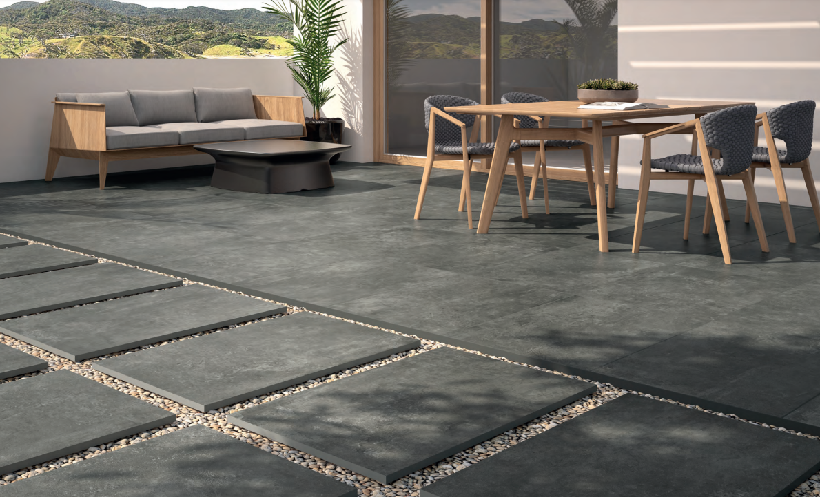 Terrassenplatten Ground marengo matt rekt.                   60 x 120 x 2 cm, F20967