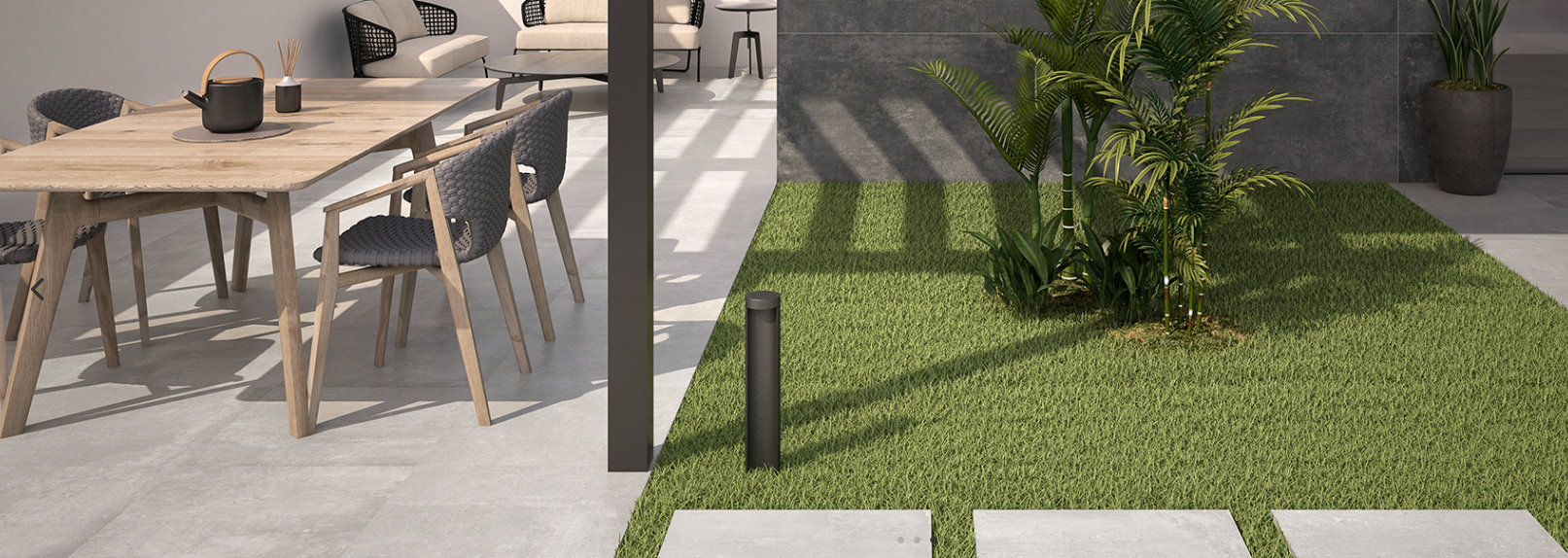 Terrassenplatten Ground perla matt rekt.                   60 x 120 x 2 cm, F20968