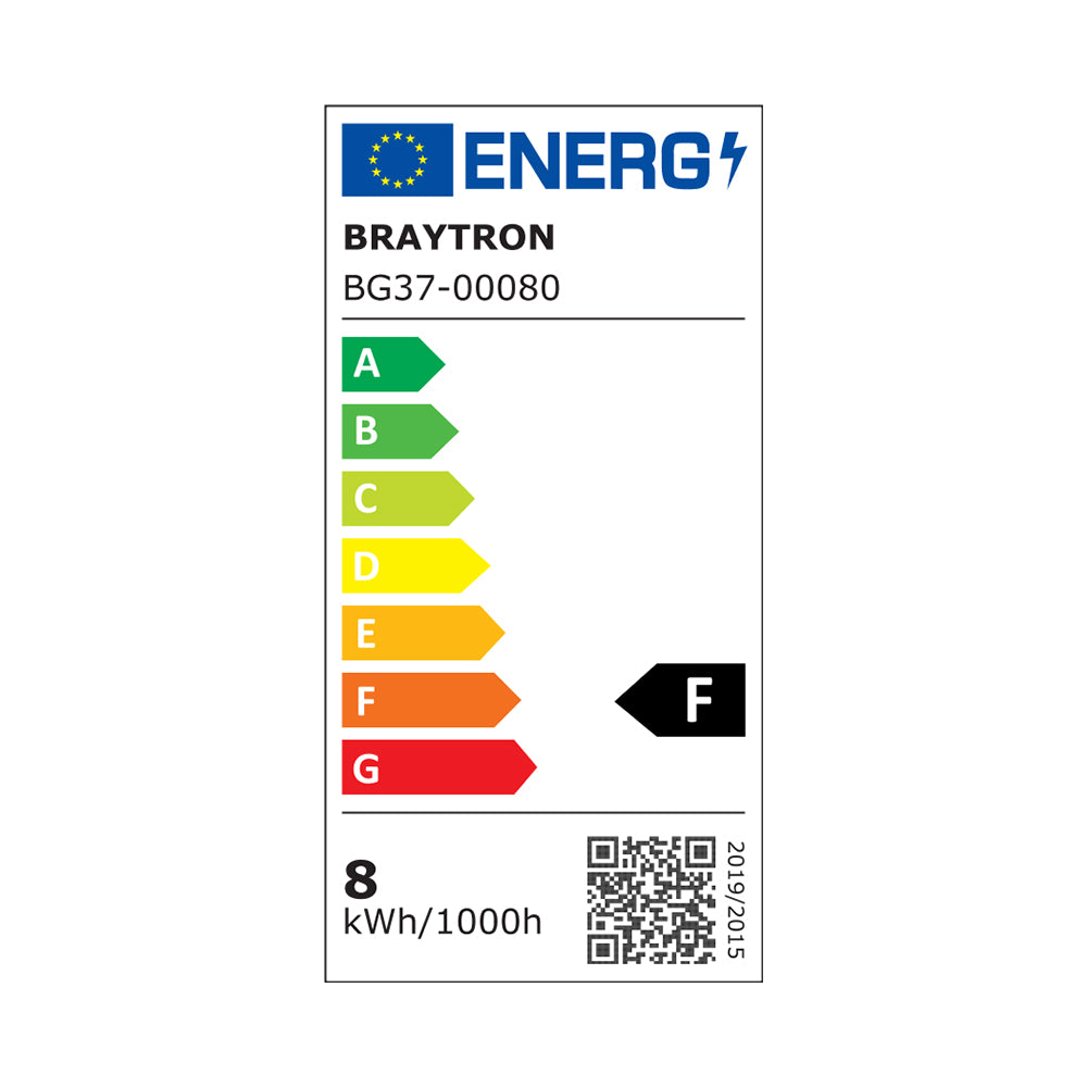Braytron Palermo LED Außenwandleuchte 8W 3CCT rund IP65 Ø120 mm – Weiß
