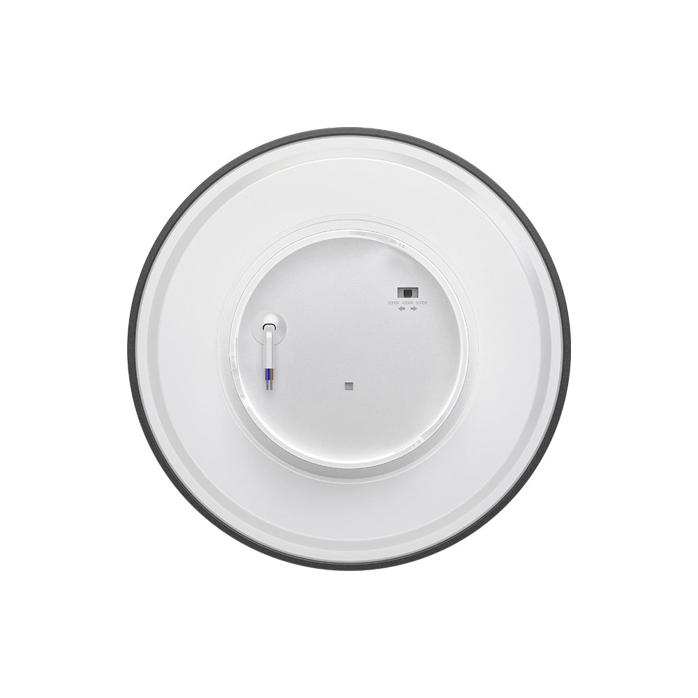 Braytron Palermo LED Außenwandleuchte 8W 3CCT rund IP65 Ø120 mm – Schwarz