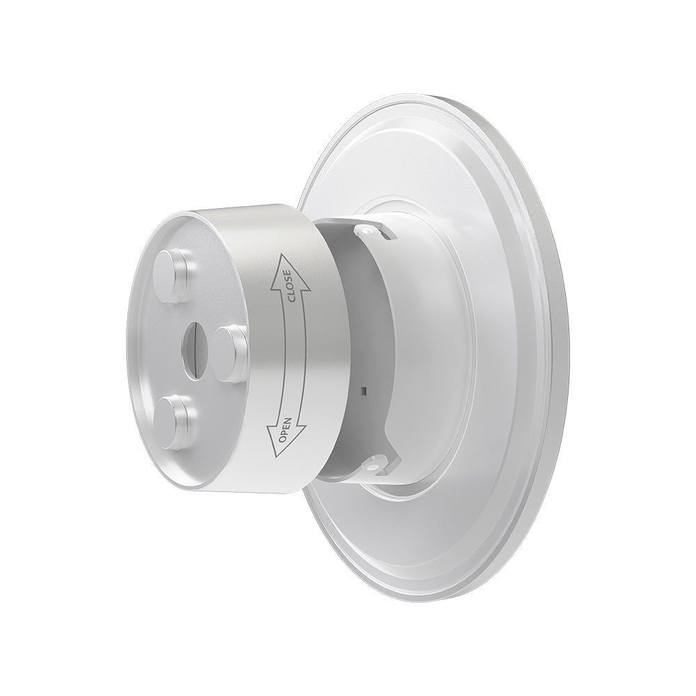 Braytron Palermo LED Außenwandleuchte 10W 3CCT rund IP65 Ø180 mm – Weiß