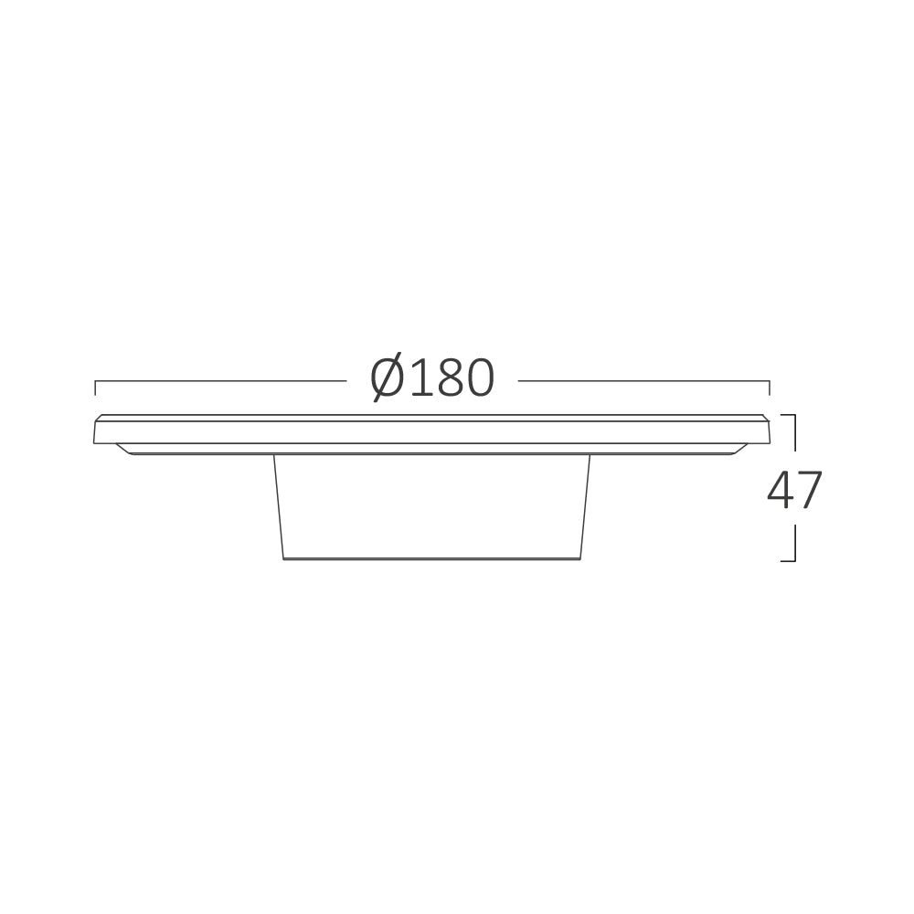 Braytron Palermo LED Außenwandleuchte 10W 3CCT rund IP65 Ø180 mm – Weiß